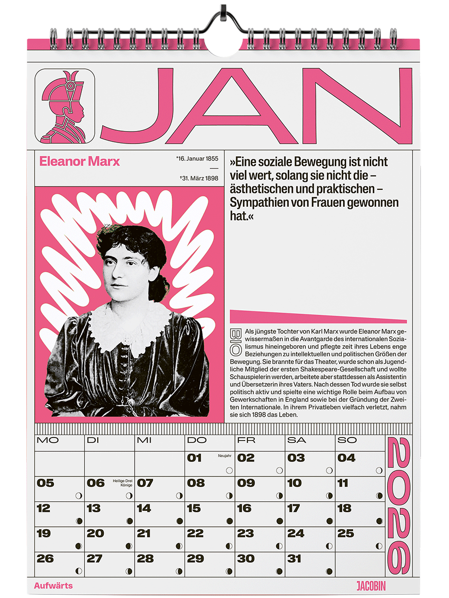 Jacobin Wandkalender 2026