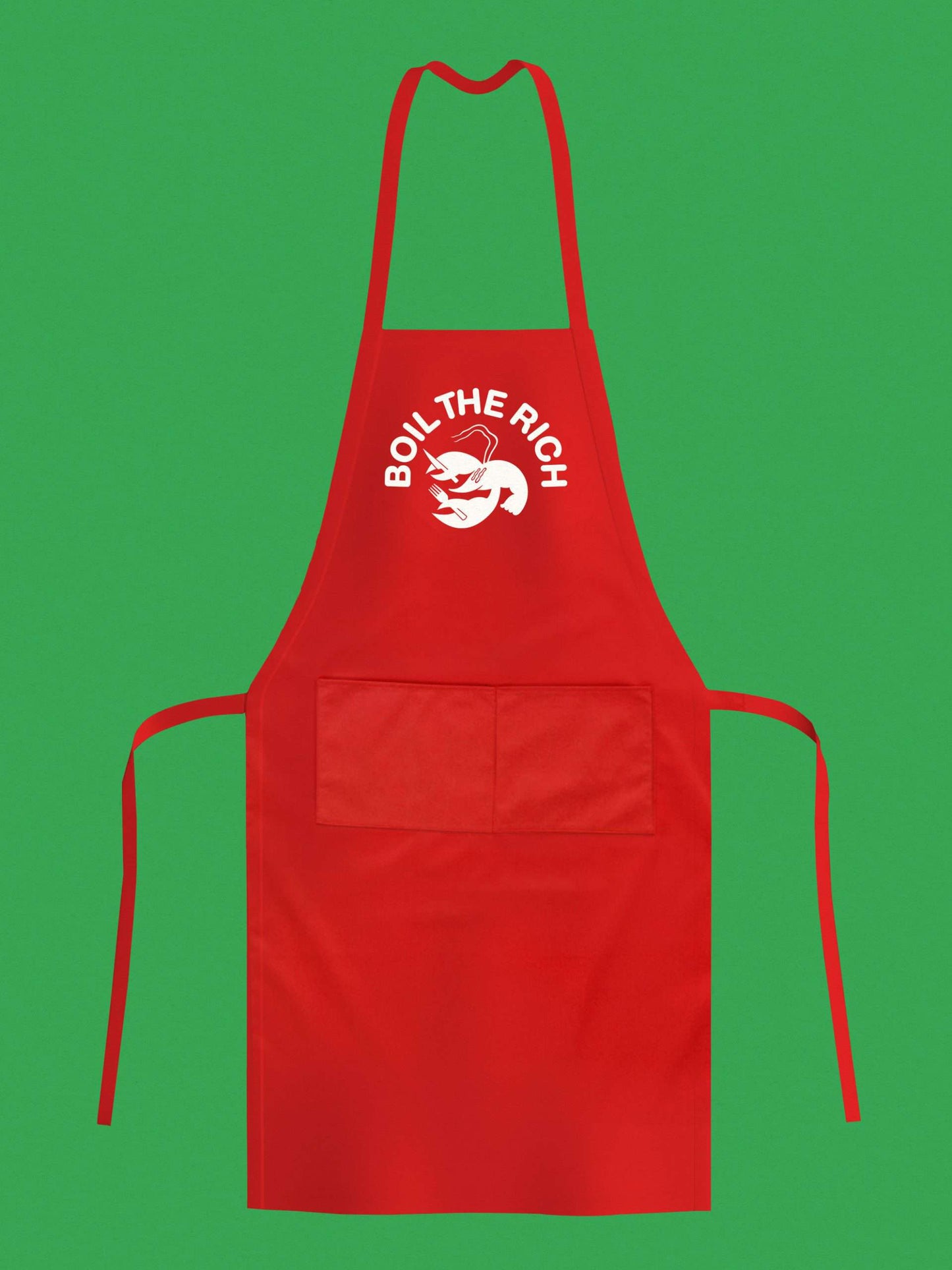 »BOIL THE RICH« Schürze