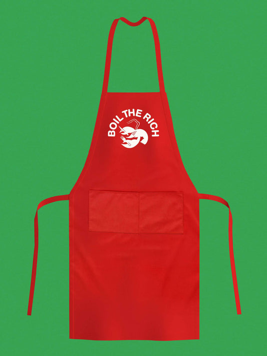 »BOIL THE RICH« Schürze