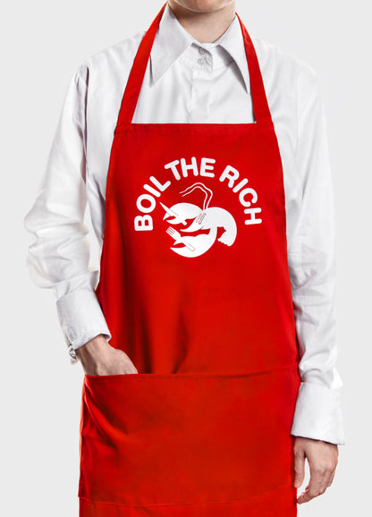 »BOIL THE RICH« Schürze