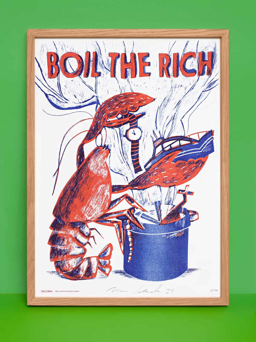Riso-Druck: Boil the Rich