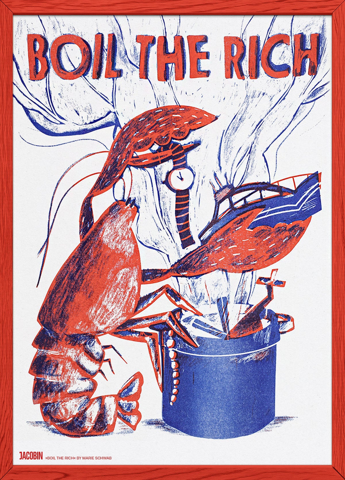 Riso-Druck: Boil the Rich