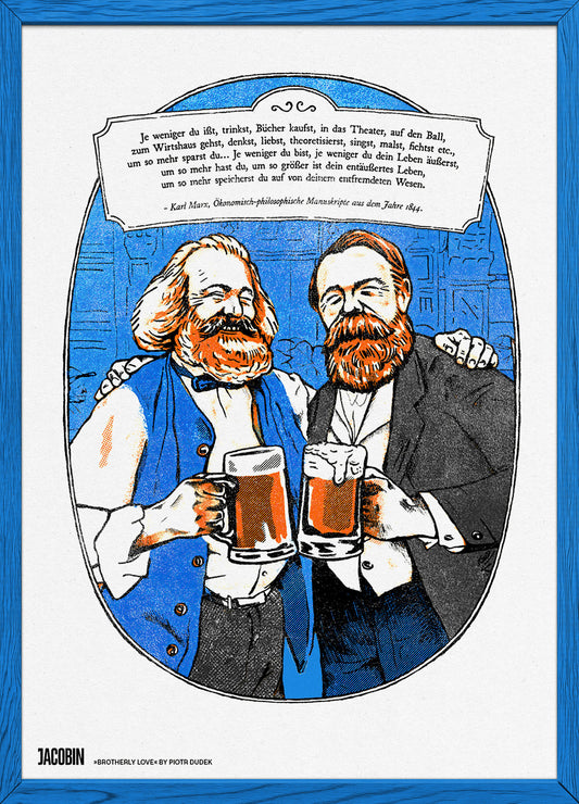 Riso-Druck: Brotherly Love