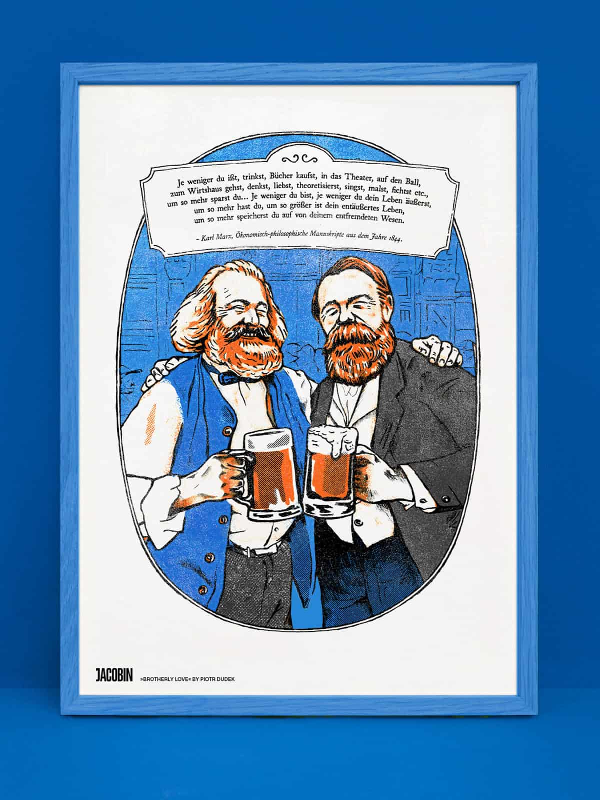 Riso-Druck: Brotherly Love