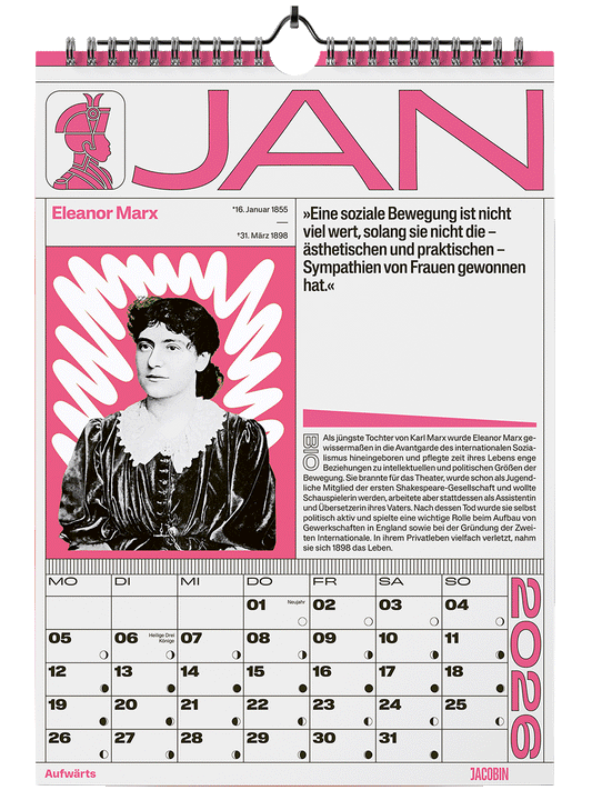 Jacobin Wandkalender 2026